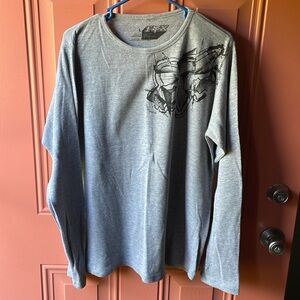 Mens fox thermal shirt large